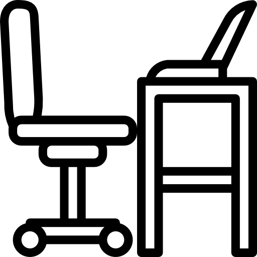 Office Table & Chair icon