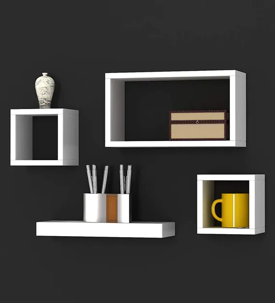 wooden wall shelf