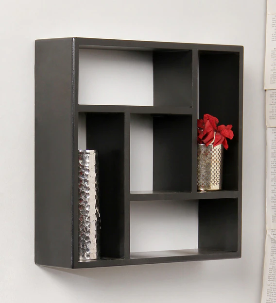 wooden wall shelf