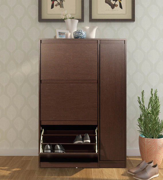 wooden shoe racks
