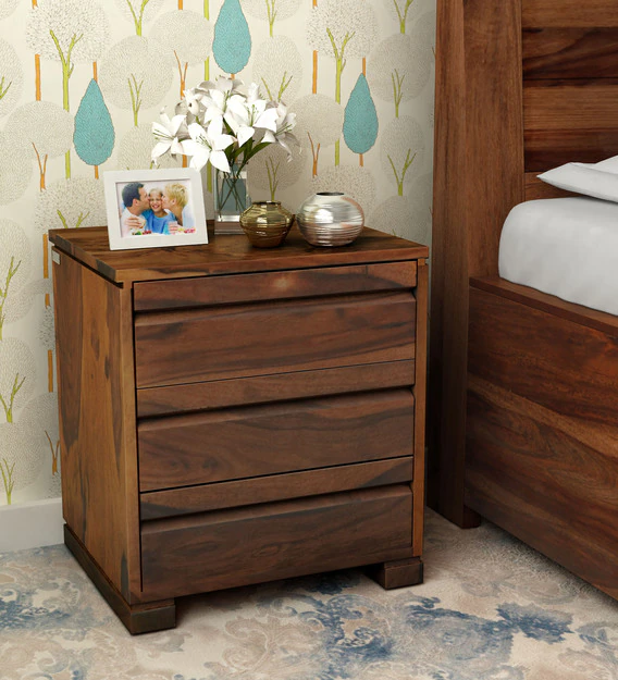 Wooden Bedside Table